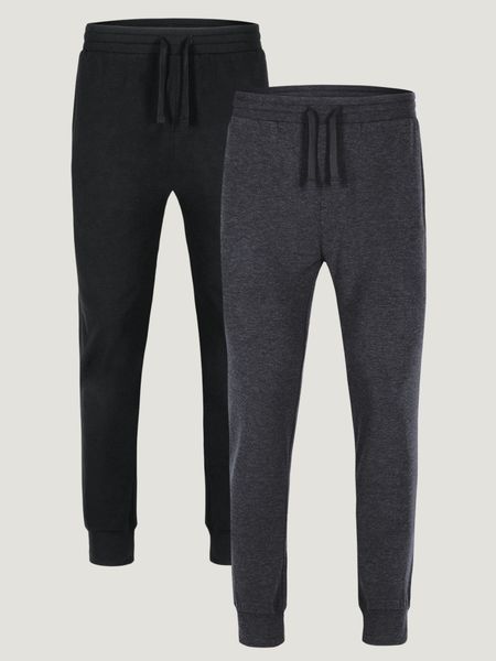 Black + Charcoal Day Off Jogger 2-Pack | Fresh Clean Threads